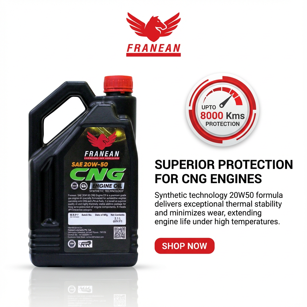 CNG 20W50 Engine Oil (Synthetic Technology)
