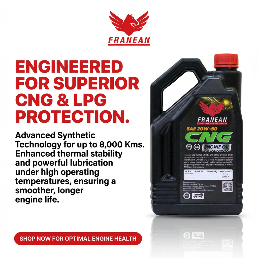 CNG 20W50 Engine Oil (Synthetic Technology)