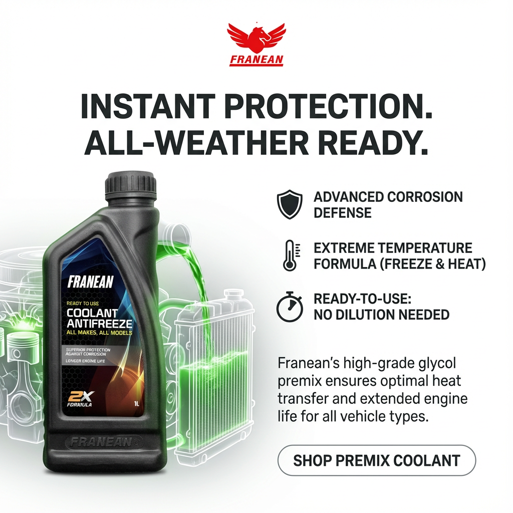 Premix Radiator Antifreeze Coolant - GREEN