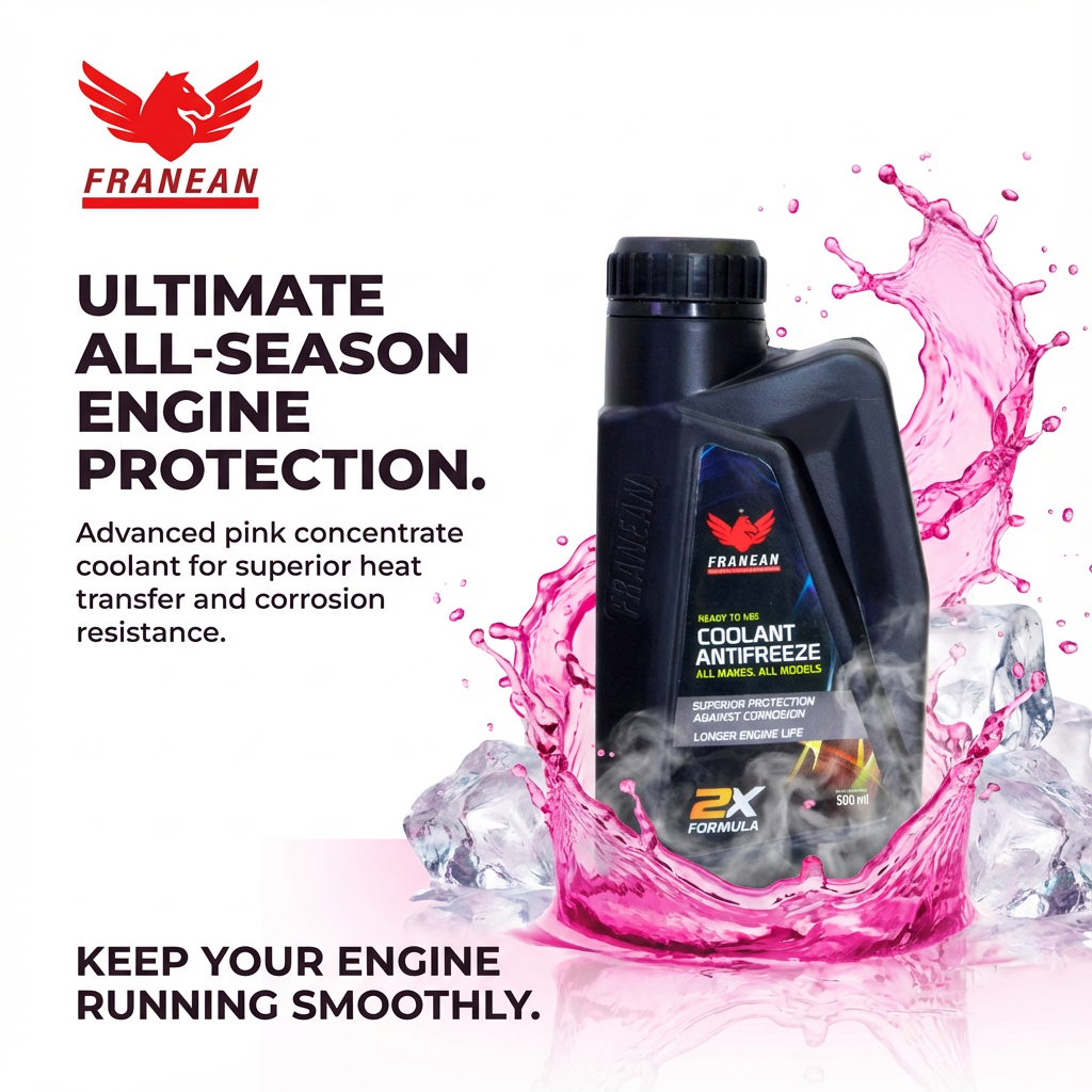 Concentrate Radiator Antifreeze Coolant - PINK