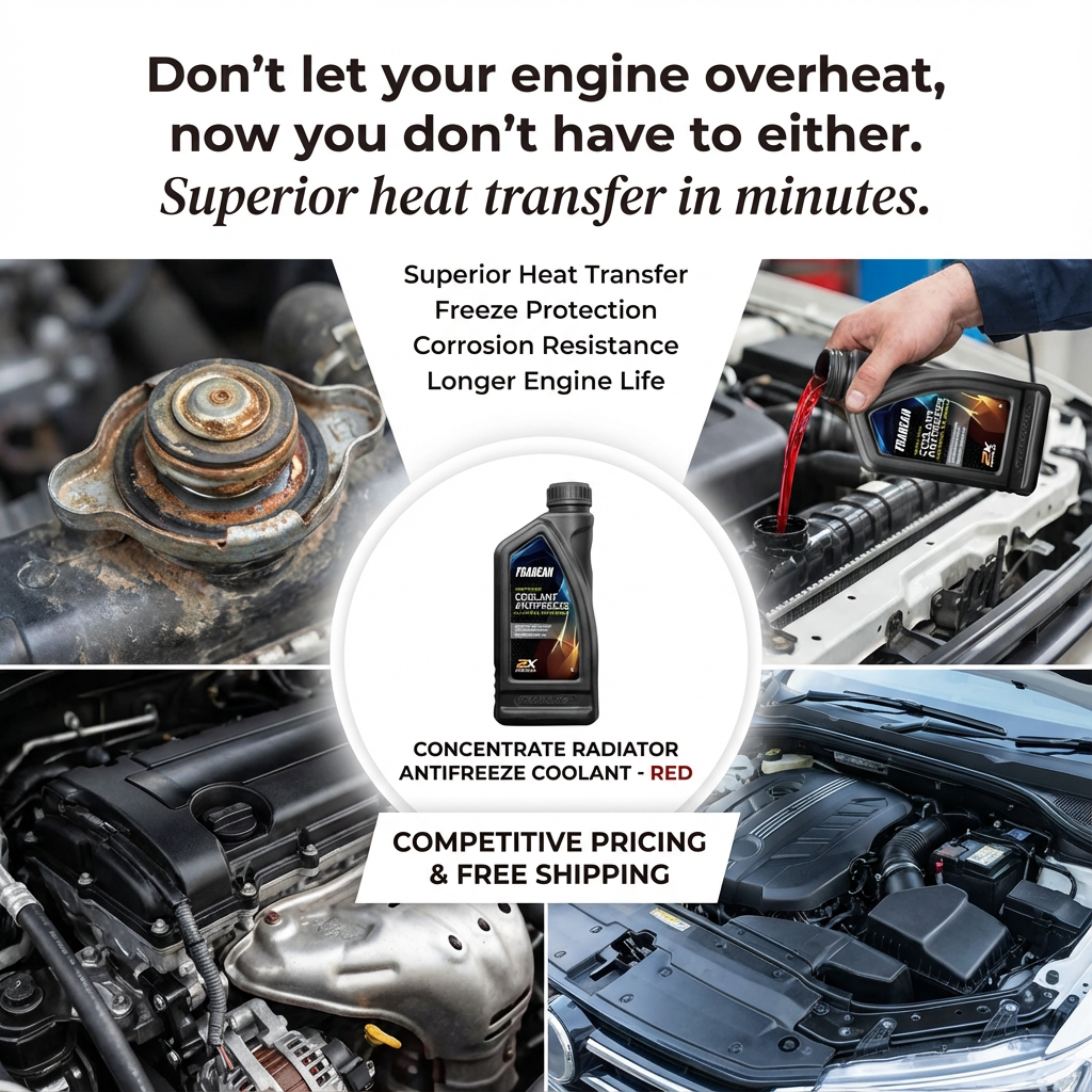 Concentrate Radiator Antifreeze Coolant - RED