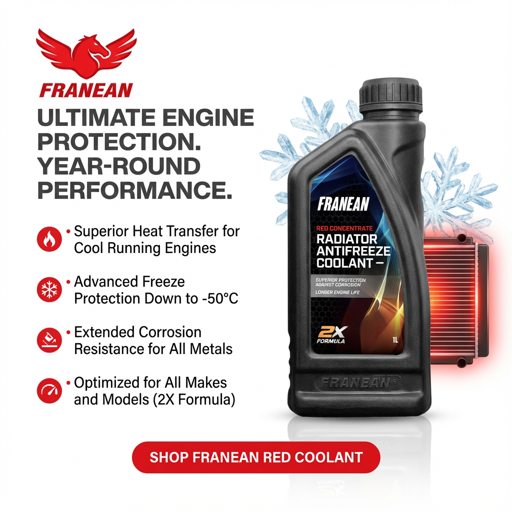 Concentrate Radiator Antifreeze Coolant - RED